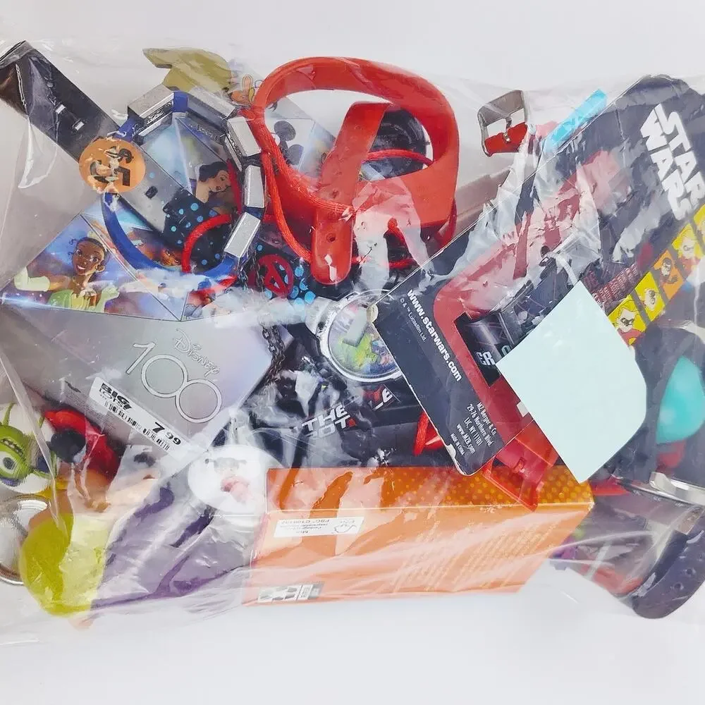 Disney Boys Mix Pop Culture Mystery Jewelry Bundle – 1.6 Pound AS-IS Lot A29